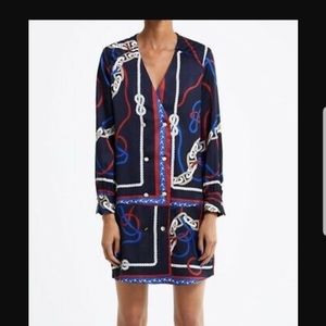 ZARA Knot Print Jacket/ Dress